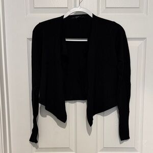 Express Women's Black Open Cardigan